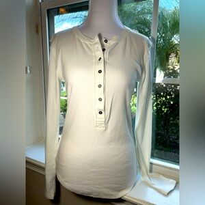 NWT🌷Free People Henley Long Sleeve Top